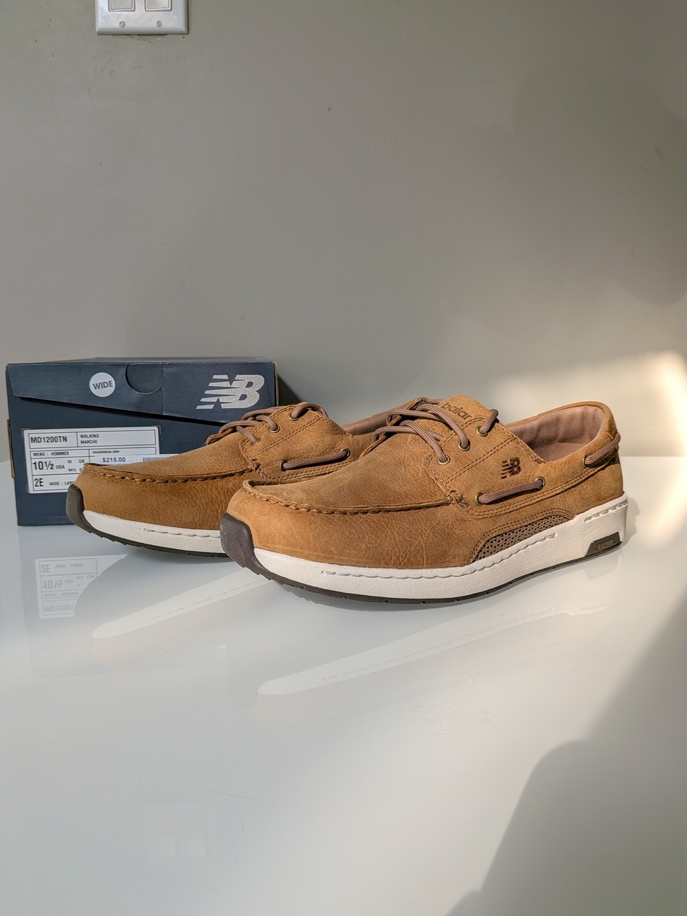 New Balance Men’s Brown Boat Shoes